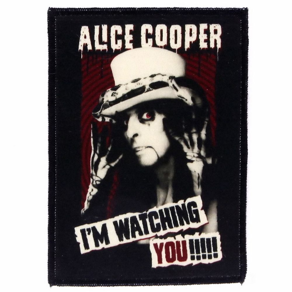 Нашивка Alice Cooper I&#39;m Watching You!!! (667)