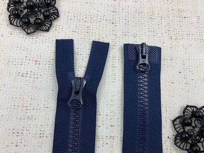 Молнии трактор АРТА-Ф 2077, Латвия, Т6, L 80 см, 2 бегунка, тёмно-синий