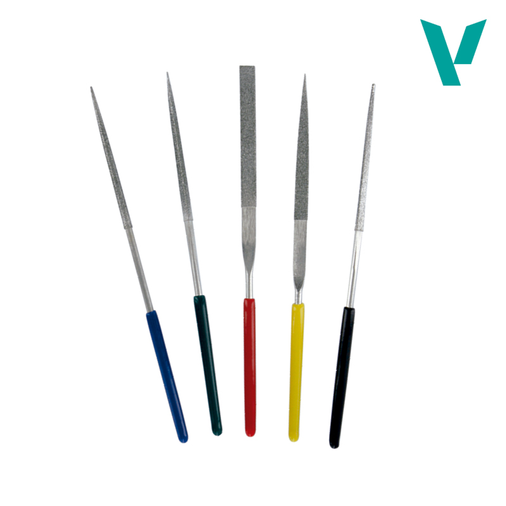VALLEJO TOOLS: 5PC DIAMOND FILE SET 100MM VALLEJO TOOLS: 5PC DIAMOND FILE SET 100MM