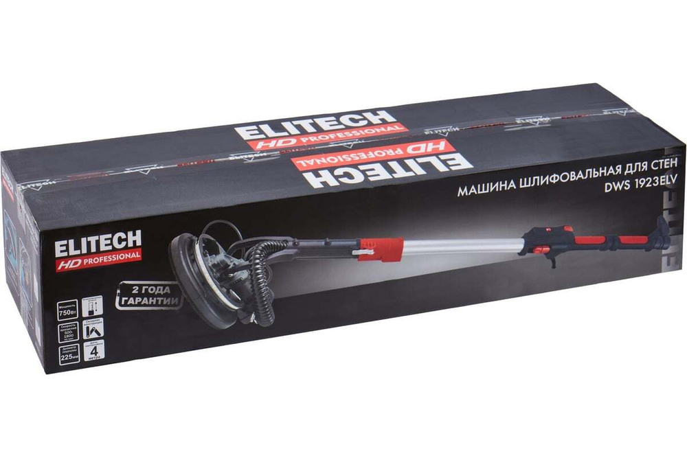 Машина для шлифовки стен Elitech DWS 1923ELV (E2213.056.01) HD 206305