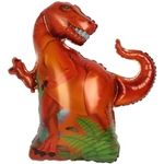 Шар с клапаном (14"/36 см) Мини-фигура, Динозавр Тираннозавр 1 шт.