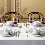 Тарелка «Моцарт» мелкая;фарфор;D=27,H=2см;белый (Цвет: белый)