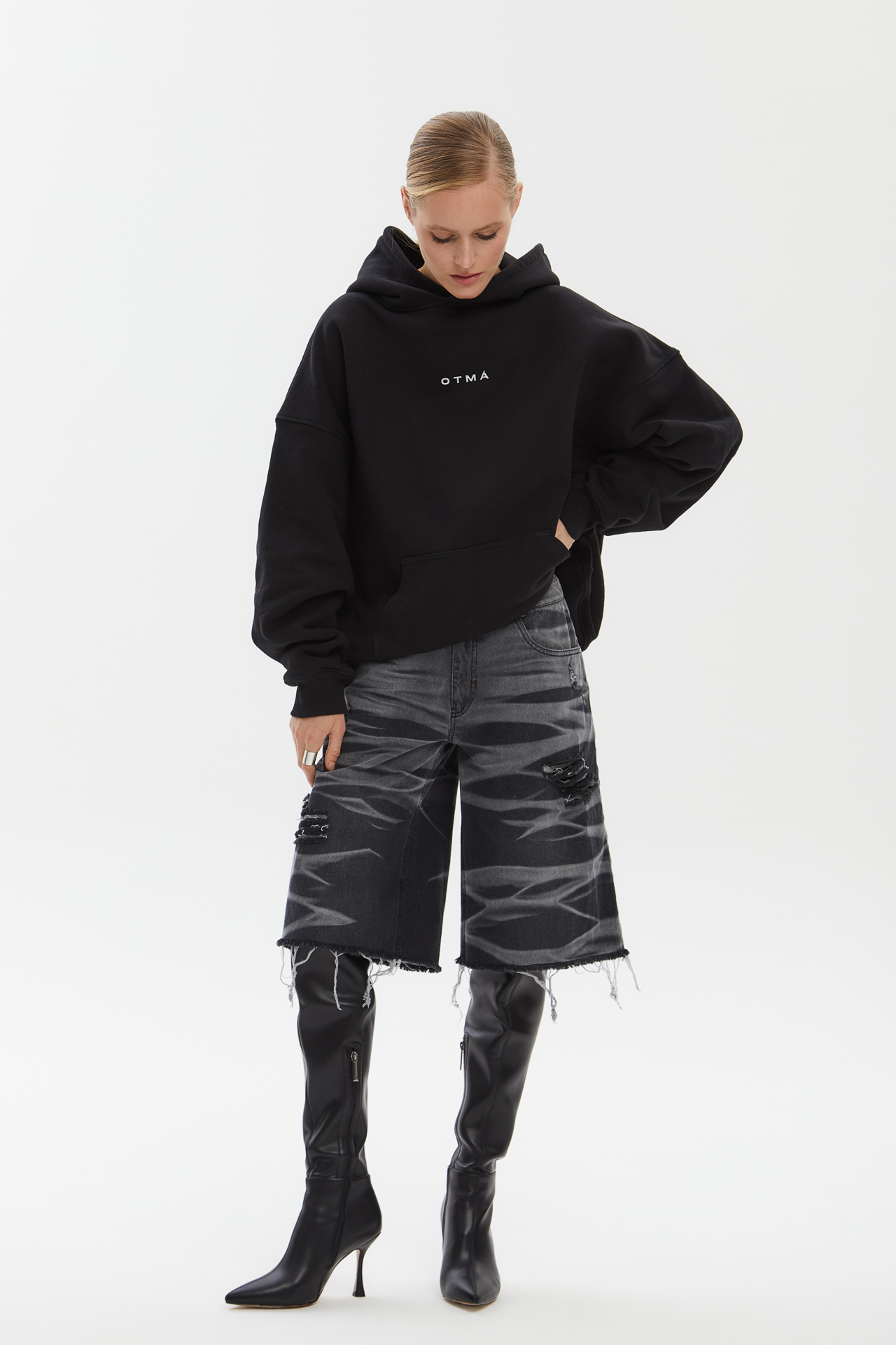 Шорты миди из денима "GIPSY"