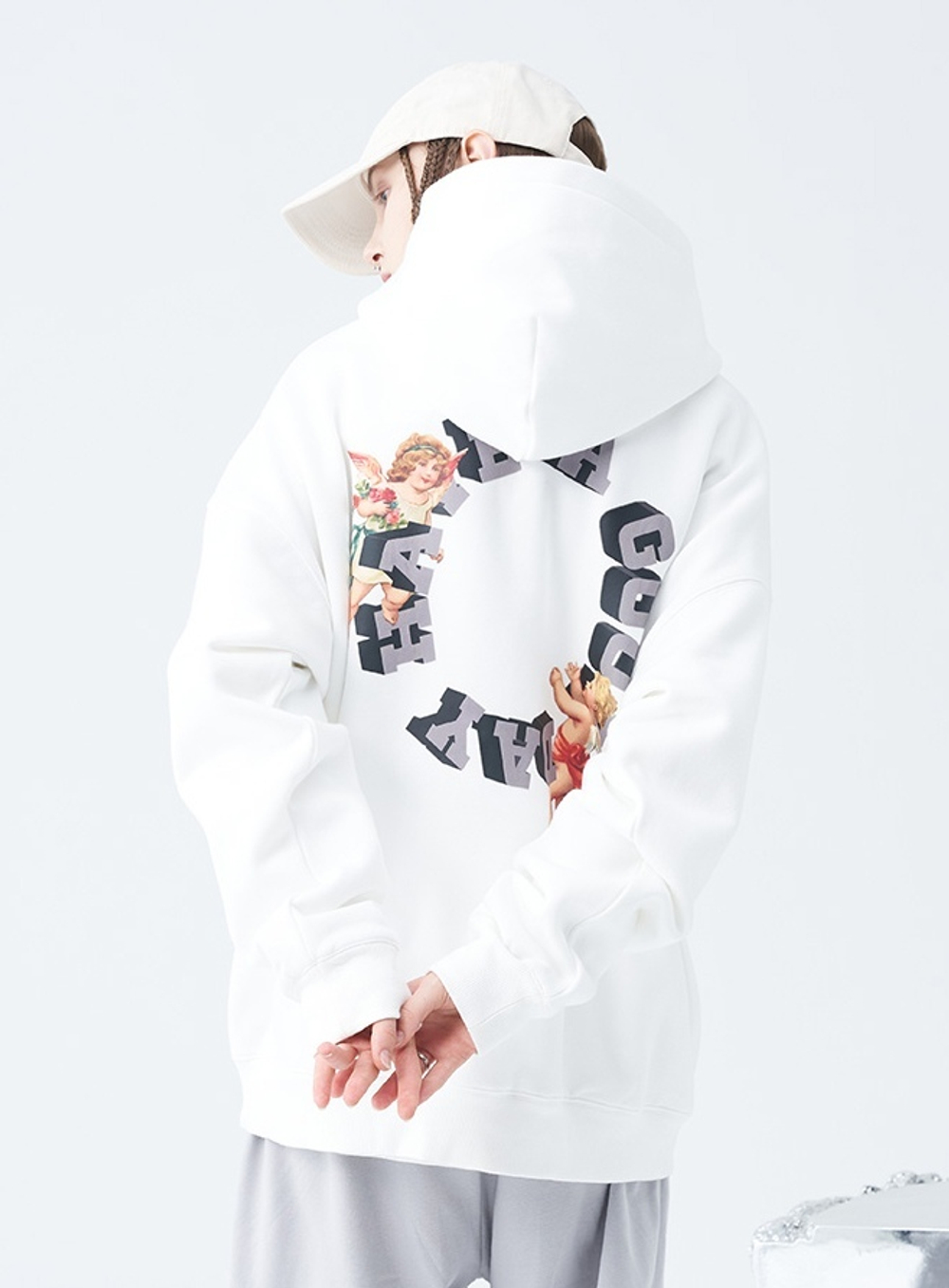 Худи HARSHandCRUEL "Have A Good Day Angels Back Logo" Oversized Hoodie