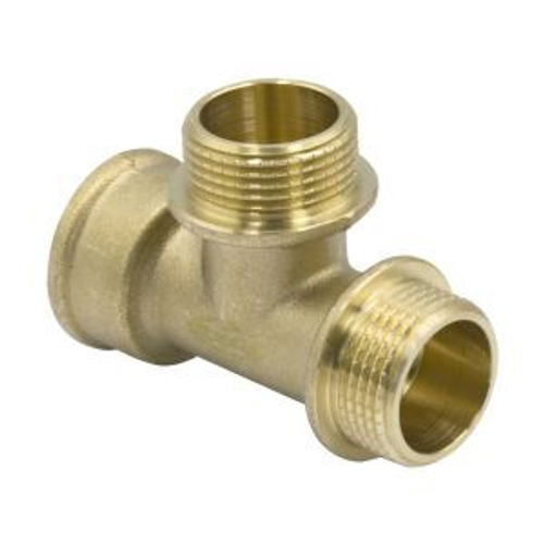 Тройник лат. 3/4" вн./вн./нар. Никель