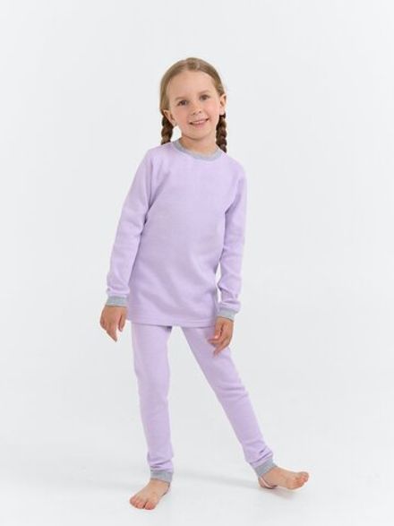 Комплект для девочки (джемпер и лосины) "Лаванда"