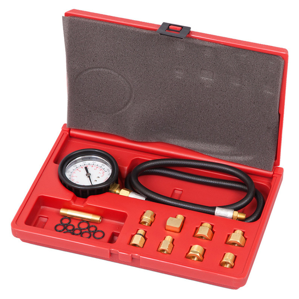 Манометр для измерения давления масла, 0-7 бар, комплект адаптеров МАСТАК 120-20020C