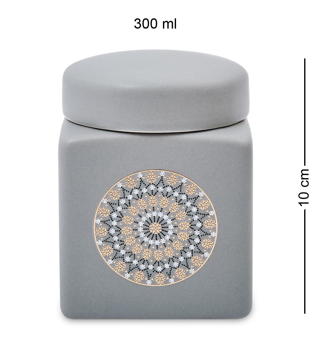 TJ-09/3 Керамическая банка мал. с крышкой