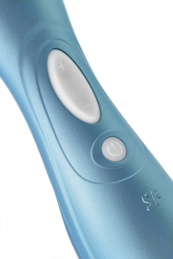 Вакуум-волновой бесконтактный стимулятор клитора Satisfyer PRO 2, силикон, голубой, 15 см