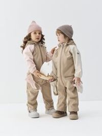 Комбинезон Softshell Колор-блок "Зефир" с варежками 0+