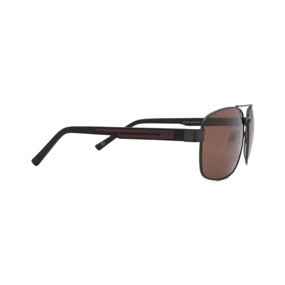 Очки Genex Sunglasses 678 c.014 пилот стальные коричневые