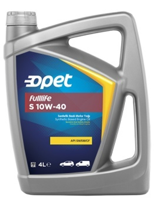 Масло Opet Fulllife S 10W40 SM/SN/CF (4л) синтетика