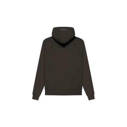 Худи Fear of God Essentials Hoodie Wood Off Black, FOG-FW22-558