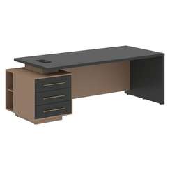 Стол руководителя с тумбой VCT 2290(L)  2200х900х750 VELION