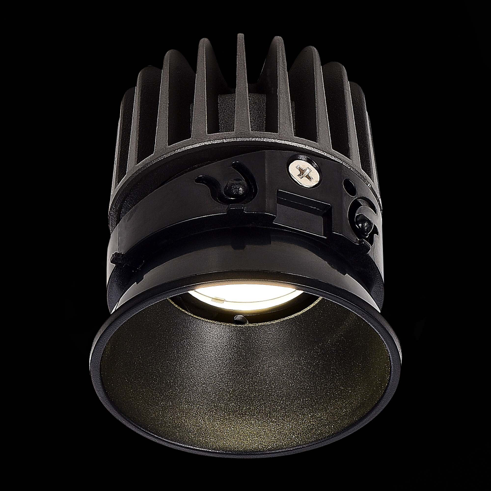 ST851.448.07 Светодиодный модуль Черный LED 1*7W 4000K 560Lm Ra90 36° IP20 D69xH75 220-240V
