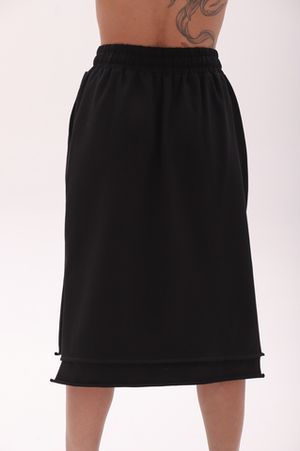 Юбка с карманами базовая