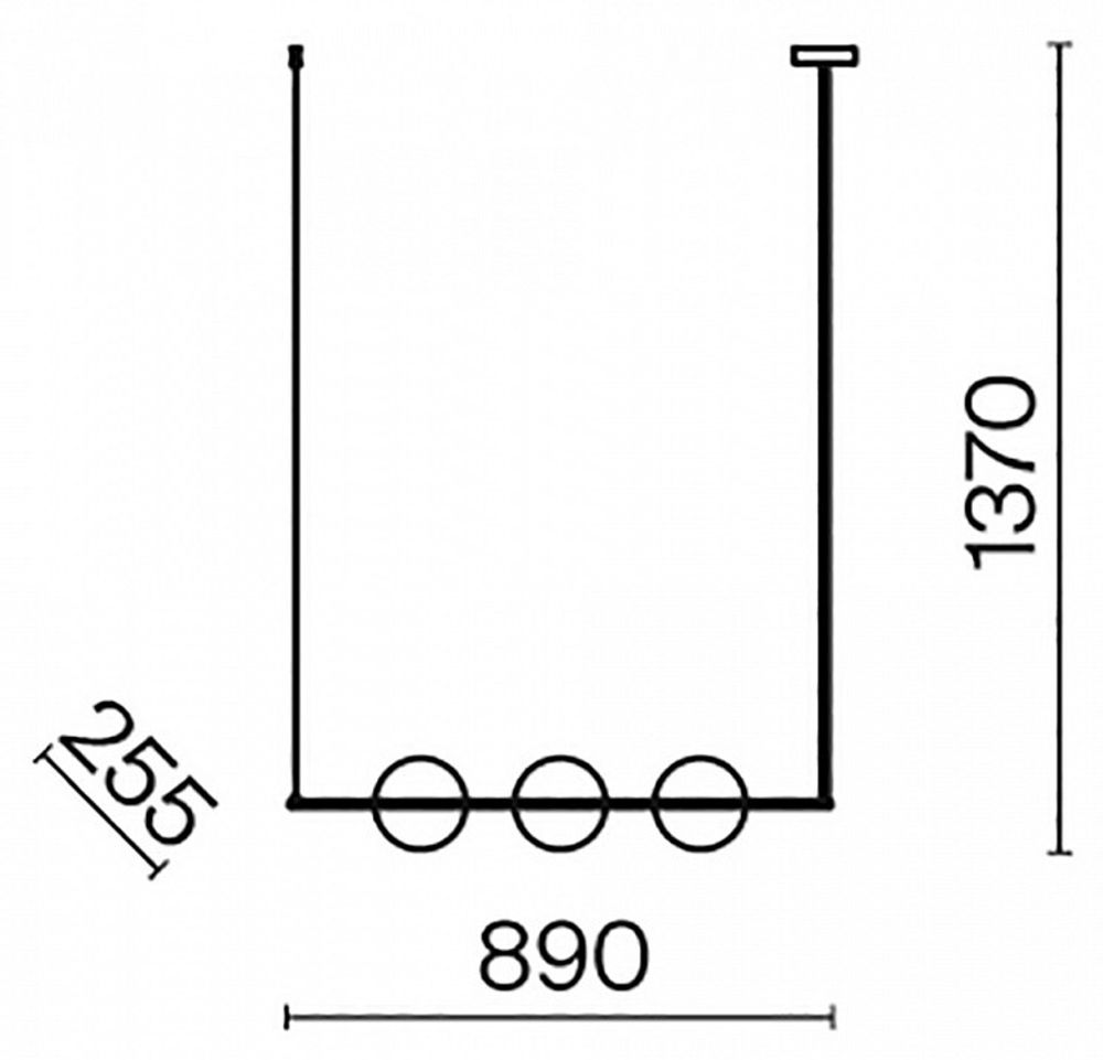 Светильник на штанге Maytoni Erich MOD221PL-03BS