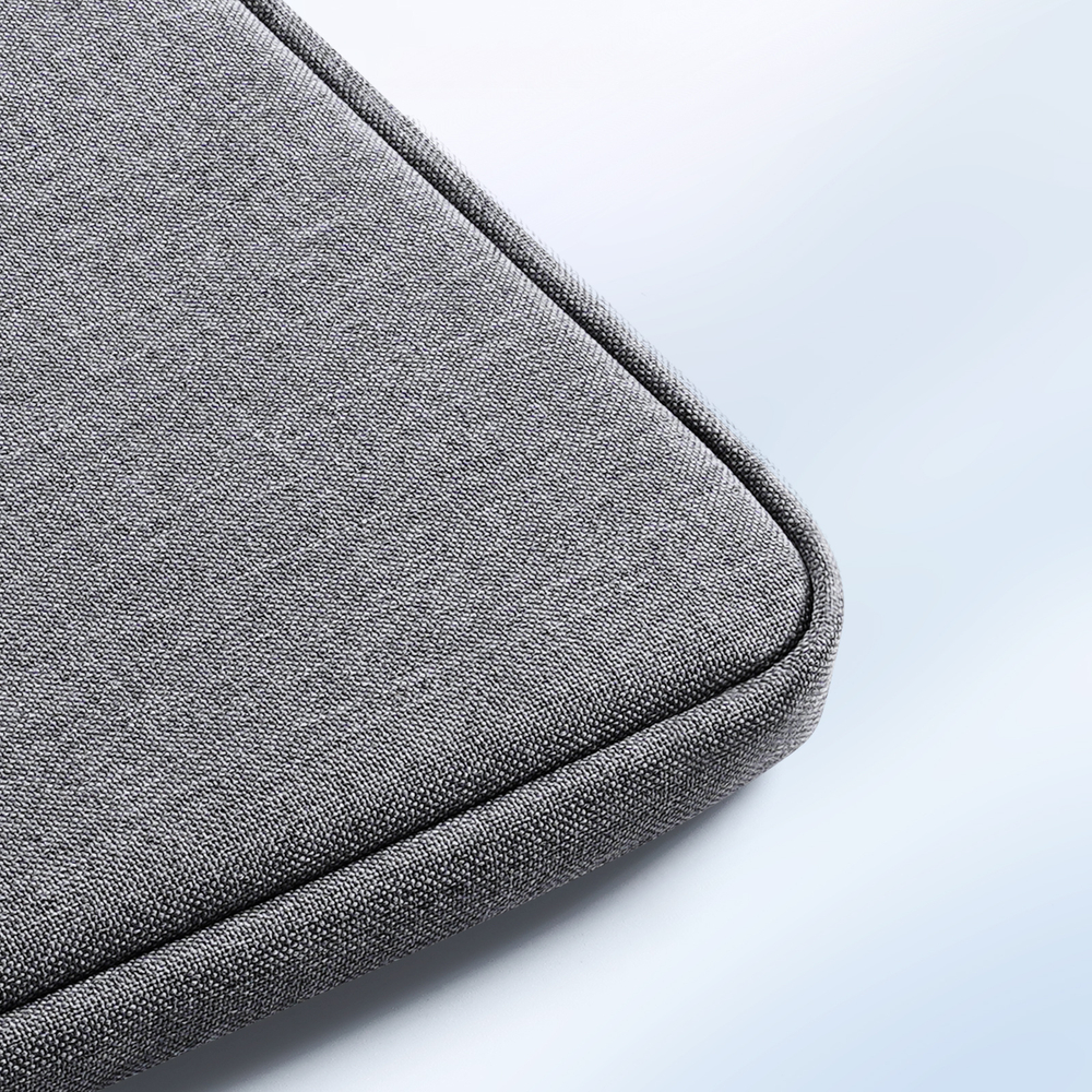 Легкая горизонтальная сумка чехол темно-серого цвета (Dark Grey) для ноутбука или планшета размером от 15.5 до 16 дюймов, серия LBDB Series