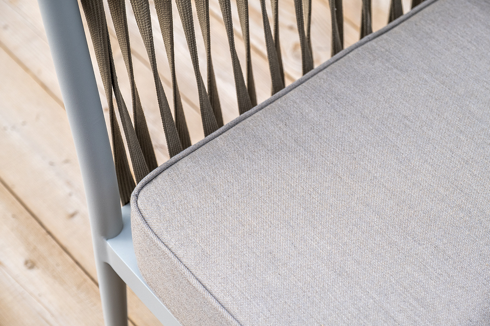 "Касабланка" модульная лаунж-зона из роупа (веревки), каркас из алюминия