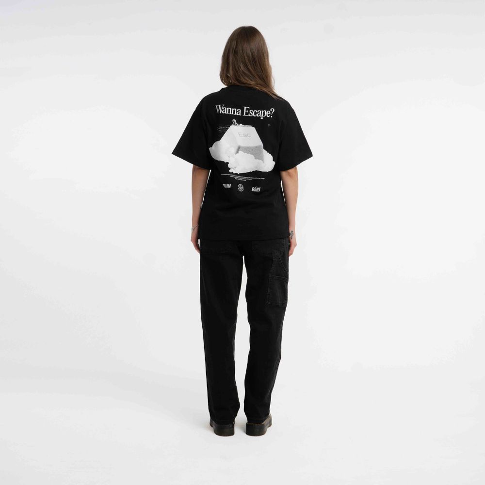 Футболка Dissident Wanna Escape in Black