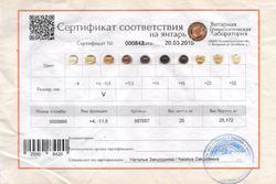 Серьги из серебра 925 с натуральным зеленым янтарем