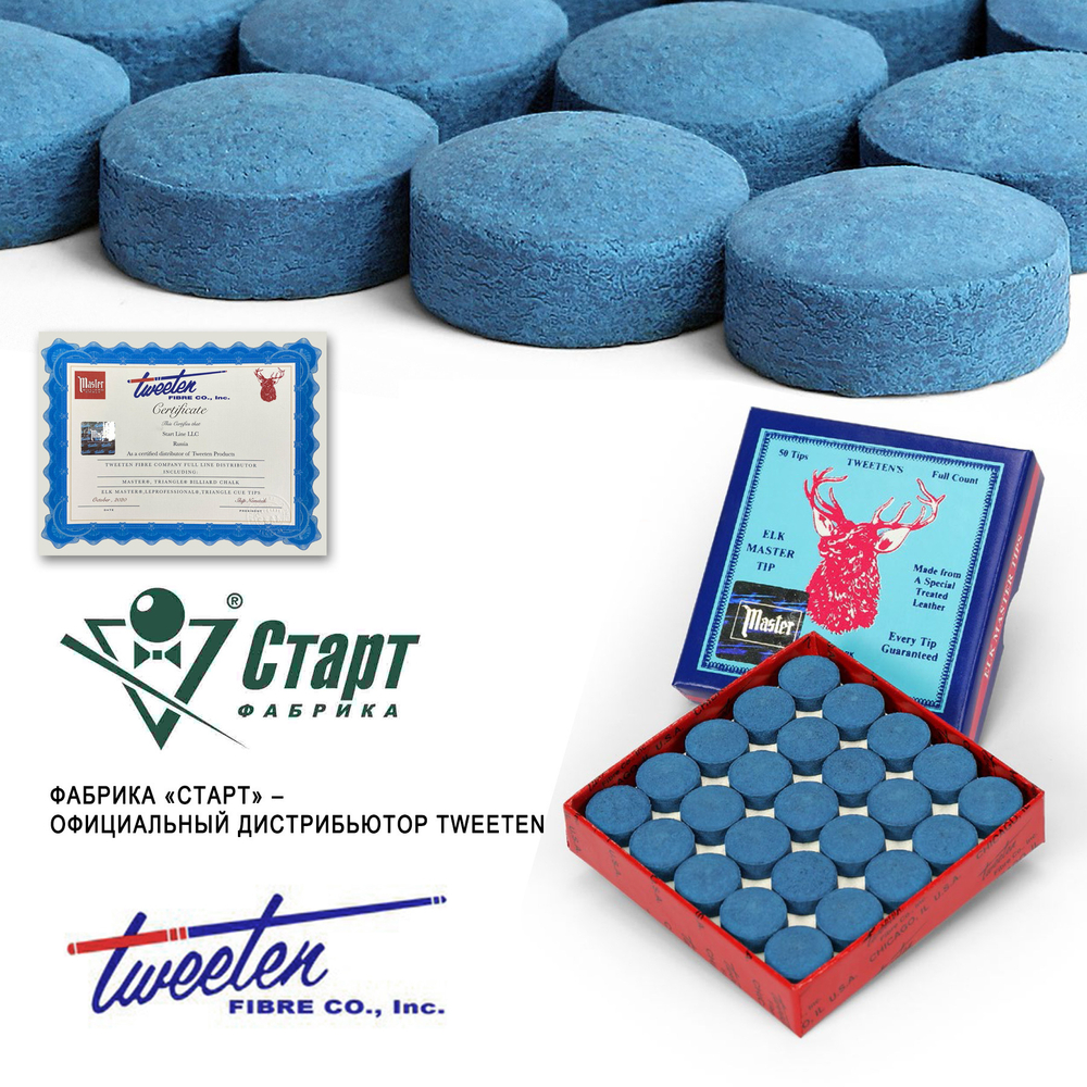 Наклейка Tweeten ELK Master 14 мм (50 шт)