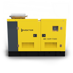 Дизельный генератор Vektor AD-120Y-T400 в шумозащитном кожухе с АВР