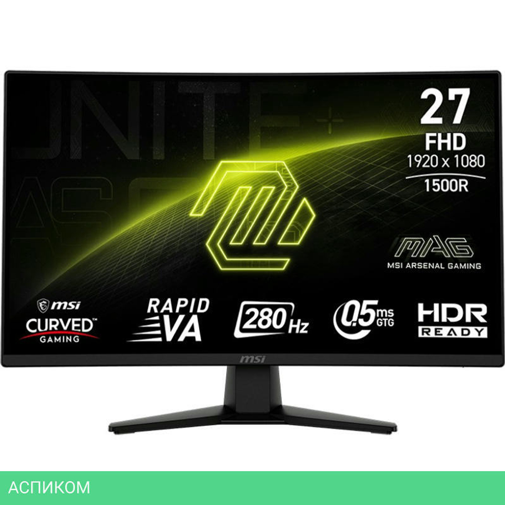 Монитор MSI MAG 274CXF Black (9S6-3CE31T-012)
