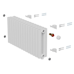 Дизайн-радиатор Royal Thermo Shift Q30 VC2030 - 26 секц. RAL9016 НС-1631282