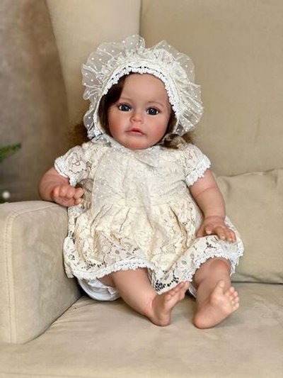 Кукла Реборн мягконабивная 60см в пакете (FA-594)