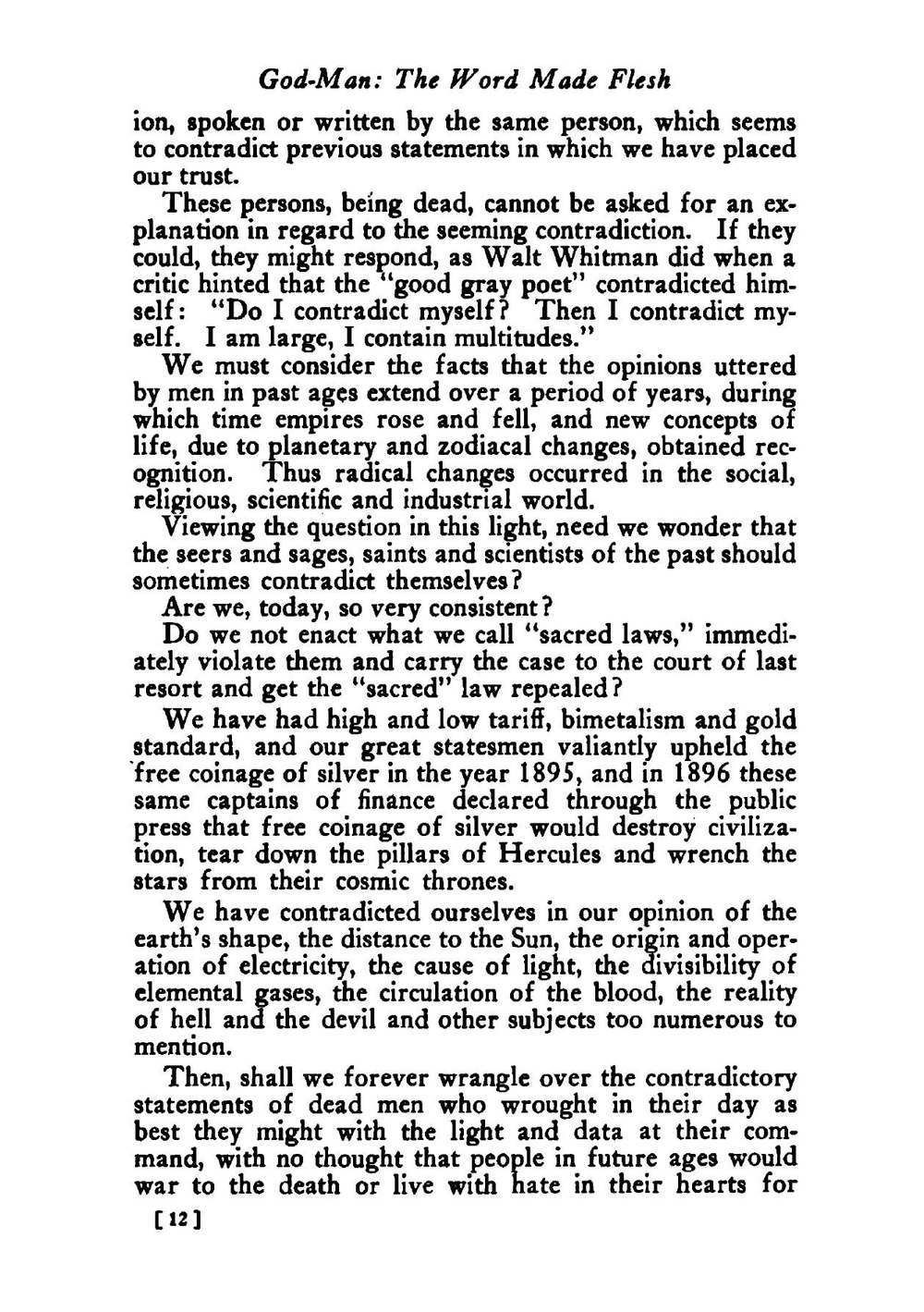 God-man: The Word Made Flesh | George Washington Carey