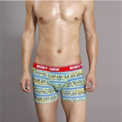 Мужские трусы боксеры GMW Yellow Blue Boxer