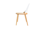Стул DC-S123 белый/бук