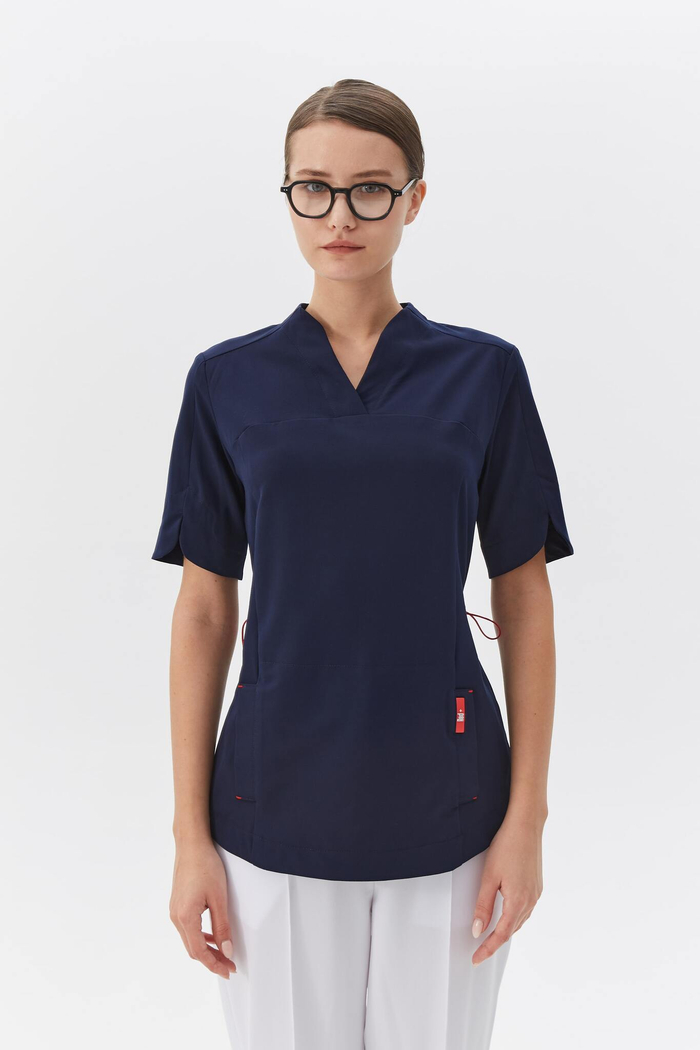 Топ медицинский женский Ньюлук, нэви