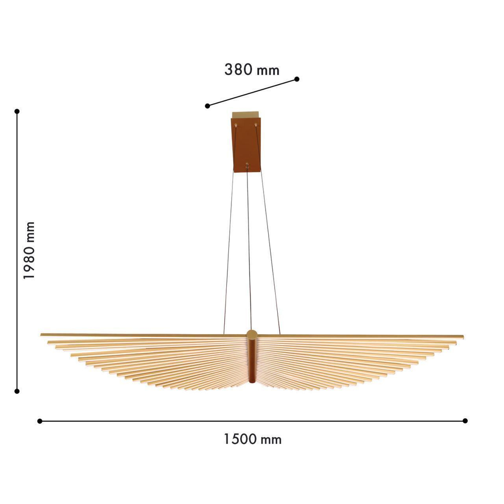 Подвесная светодиодная люстра Favourite Vingar 4380-1P