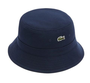 Теннисная кепка Lacoste Organic Cotton Bucket - navy blue