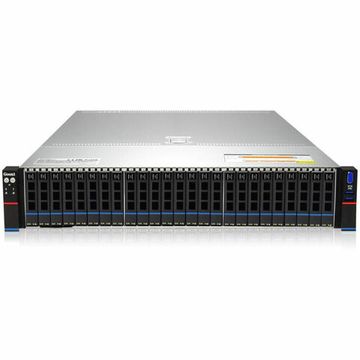 Платформа Gooxi SR201-D25RE 2U 25 bay server with expander bp,based on AMD 7003 2 riser cards of PCIe4.0(X32 to x16x8) 2x rear SAS/SATA 2x rear NVME 1300W 1+1 P