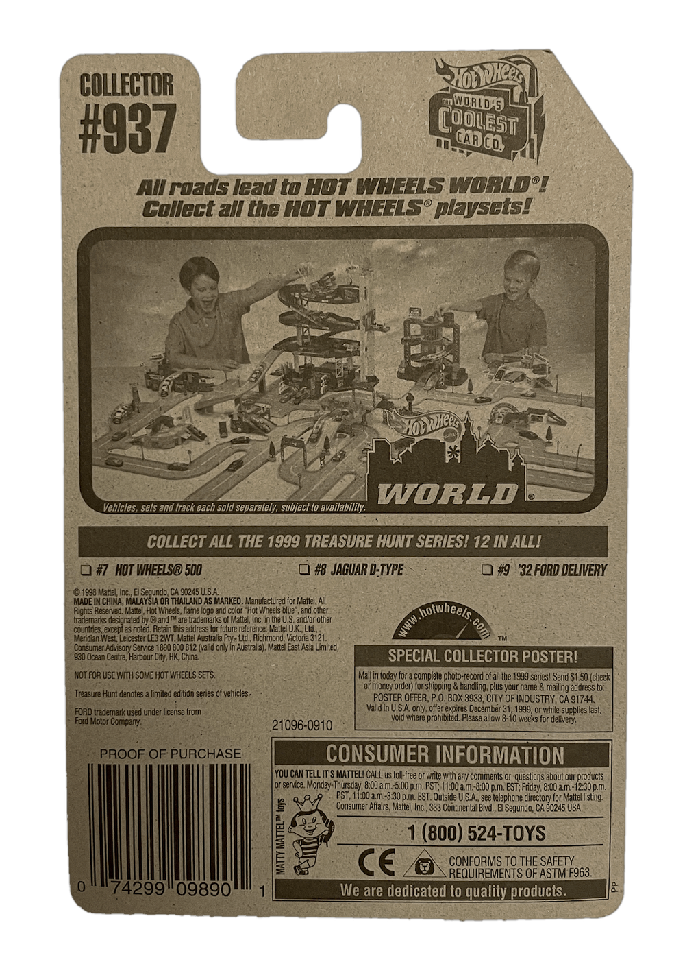 Hot Wheels Treasure Hunt '32 Ford Delivery (1999)