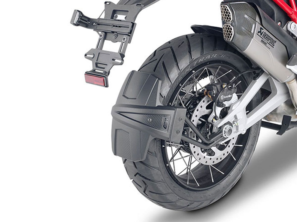 RM7413KIT-RM02 GIVI REAR BLACK SPLASH GUARD KIT (MTS V4)