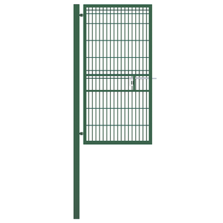 Калитка 1,0х1,7 м с сеткой 3D зеленая 6005