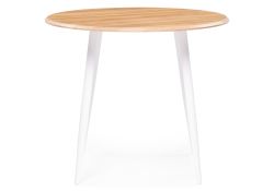 Деревянный стол Абилин 90х76 дуб вотан / белый матовый