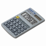 Калькулятор карманный металлический STAFF STF-1008 (103х62 мм) 8 разрядов двойное питание (2 штуки в упаковке)