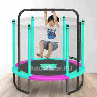 Батут с сеткой с П-образной ручкой, диаметр 5 фт
