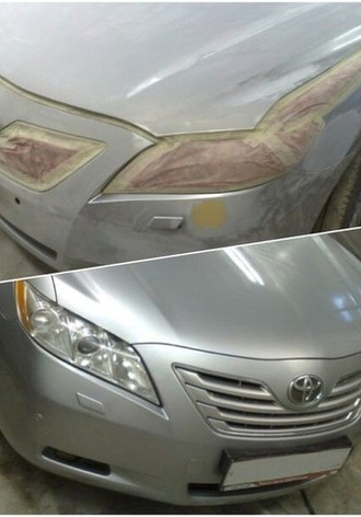 Полная покраска автомобиля в один цвет