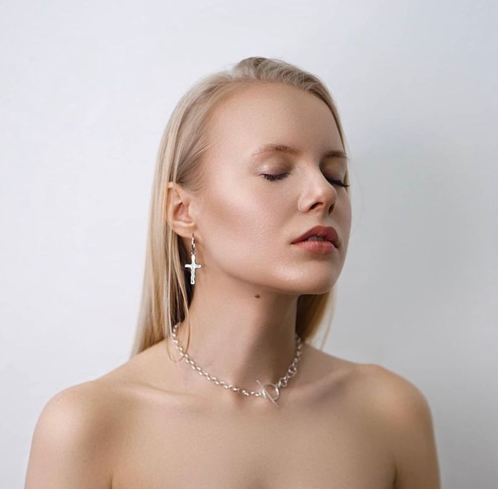 Серьги Кресты