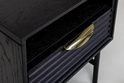 Прикроватная тумбочка Haines Premium черная