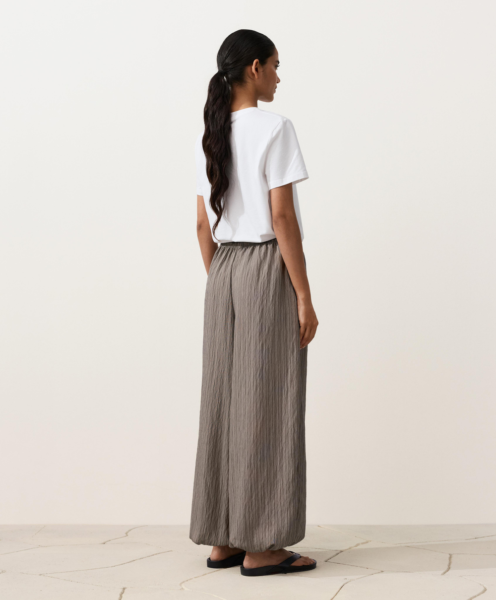 OYSHO Длинные брюки-блумер полосатые, угольный