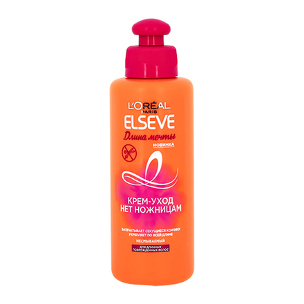 L'Oreal Paris Крем-уход для волос Elseve Длина мечты, несмываемый, для длинных поврежденных волос, 200 мл