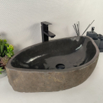 Каменная раковина из речного камня RS-04913 (70*39*15) 0858 из натурального камня