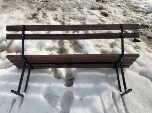 Скамейка "СП со спинкой" 2,0